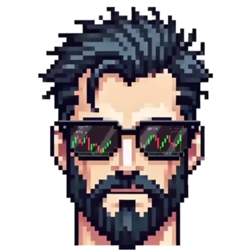 Mr. Hopeium pixel-art avatar